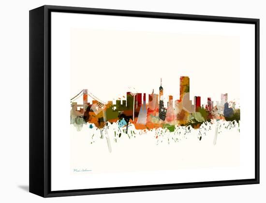 San Francisco California Mark 2-Mark Ashkenazi-Framed Stretched Canvas