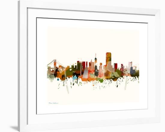 San Francisco California Mark 2-Mark Ashkenazi-Framed Giclee Print