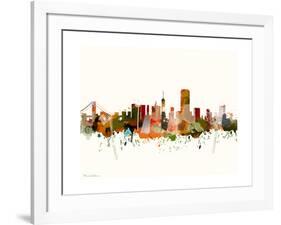 San Francisco California Mark 2-Mark Ashkenazi-Framed Giclee Print