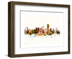 San Francisco California Mark 2-Mark Ashkenazi-Framed Giclee Print