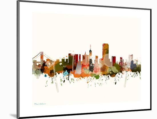 San Francisco California Mark 2-Mark Ashkenazi-Mounted Giclee Print