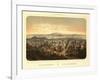 San Francisco, California - Panoramic Map No. 2-Lantern Press-Framed Art Print