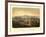 San Francisco, California - Panoramic Map No. 2-Lantern Press-Framed Art Print