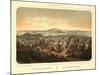 San Francisco, California - Panoramic Map No. 2-Lantern Press-Mounted Art Print