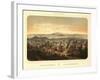 San Francisco, California - Panoramic Map No. 2-Lantern Press-Framed Art Print