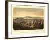 San Francisco, California - Panoramic Map No. 2-Lantern Press-Framed Art Print