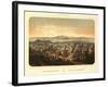 San Francisco, California - Panoramic Map No. 2-Lantern Press-Framed Art Print