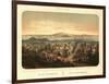 San Francisco, California - Panoramic Map No. 2-Lantern Press-Framed Art Print