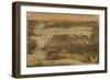 San Francisco, California - Panoramic Map No. 3-Lantern Press-Framed Art Print