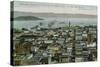 San Francisco, California - Panoramic View a Year after 1906 Fire-Lantern Press-Stretched Canvas