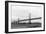 San Francisco, California - Panoramic View of Bay Bridge-Lantern Press-Framed Art Print