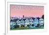 San Francisco, California - Pink Ladies-Lantern Press-Framed Premium Giclee Print