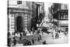 San Francisco, California - Powell Street Cable Cars-Lantern Press-Stretched Canvas