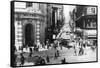 San Francisco, California - Powell Street Cable Cars-Lantern Press-Framed Stretched Canvas