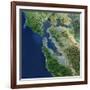 San Francisco, California, Satellite View-Stocktrek Images-Framed Photographic Print