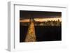 San Francisco, California, skyline and the Oakland Bay Bridge at evening.-Bill Bachmann-Framed Photographic Print