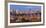 San Francisco, California, Victorian homes and city at dusk-Bill Bachmann-Framed Photographic Print