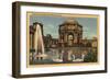 San Francisco, California - View of the Palace of Fine Arts-Lantern Press-Framed Art Print