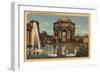 San Francisco, California - View of the Palace of Fine Arts-Lantern Press-Framed Art Print