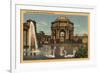 San Francisco, California - View of the Palace of Fine Arts-Lantern Press-Framed Art Print