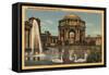 San Francisco, California - View of the Palace of Fine Arts-Lantern Press-Framed Stretched Canvas