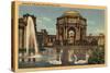 San Francisco, California - View of the Palace of Fine Arts-Lantern Press-Stretched Canvas