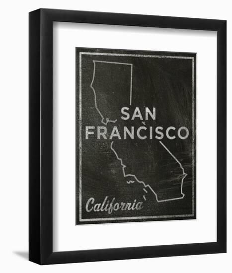 San Francisco, California-John Golden-Framed Art Print