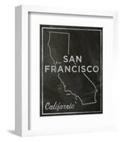 San Francisco, California-John Golden-Framed Art Print