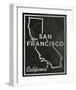 San Francisco, California-John Golden-Framed Giclee Print