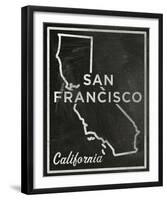 San Francisco, California-John Golden-Framed Giclee Print