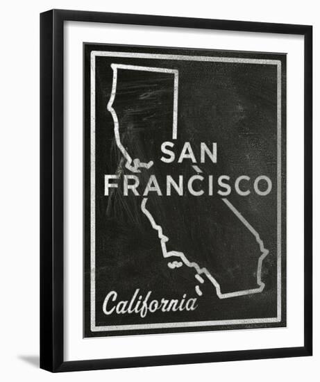 San Francisco, California-John Golden-Framed Giclee Print