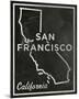 San Francisco, California-John Golden-Mounted Giclee Print