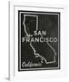 San Francisco, California-John W^ Golden-Framed Art Print