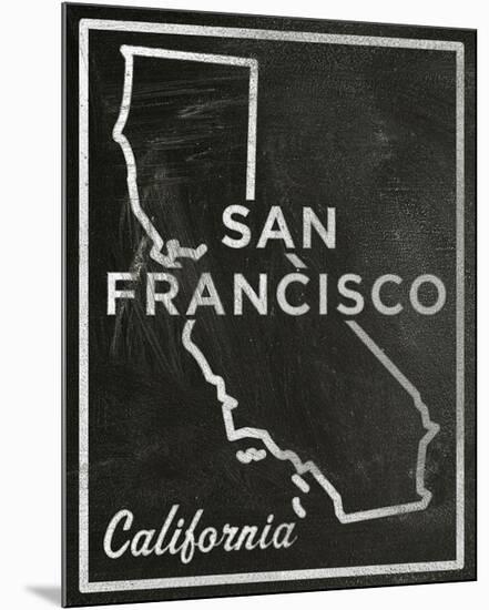 San Francisco, California-John W^ Golden-Mounted Art Print