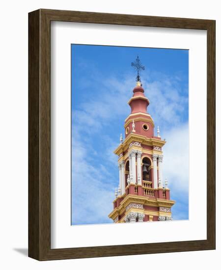 San Francisco Church. Town of Salta, north of Argentina, located in the foothills of the Andes.-Martin Zwick-Framed Photographic Print