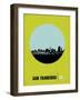 San Francisco Circle Poster 2-NaxArt-Framed Art Print