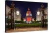 San Francisco City Hall in Rainbow Colors-nstanev-Stretched Canvas