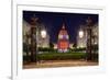 San Francisco City Hall in Rainbow Colors-nstanev-Framed Photographic Print