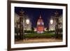 San Francisco City Hall in Rainbow Colors-nstanev-Framed Photographic Print