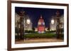 San Francisco City Hall in Rainbow Colors-nstanev-Framed Photographic Print