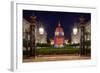 San Francisco City Hall in Rainbow Colors-nstanev-Framed Photographic Print