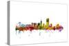 San Francisco City Skyline-Michael Tompsett-Stretched Canvas