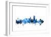 San Francisco City Skyline-Michael Tompsett-Framed Art Print