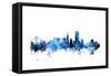 San Francisco City Skyline-Michael Tompsett-Framed Stretched Canvas