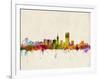 San Francisco City Skyline-Michael Tompsett-Framed Art Print