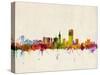 San Francisco City Skyline-Michael Tompsett-Stretched Canvas