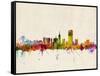 San Francisco City Skyline-Michael Tompsett-Framed Stretched Canvas