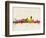 San Francisco City Skyline-Michael Tompsett-Framed Art Print