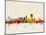 San Francisco City Skyline-Michael Tompsett-Mounted Art Print