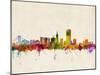 San Francisco City Skyline-Michael Tompsett-Mounted Art Print